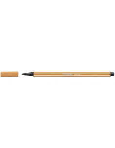 ROTULADOR PUNTA FIBRA MEDIA 1MM. PEN 68 OCRE OSCURO STABILO 68/89