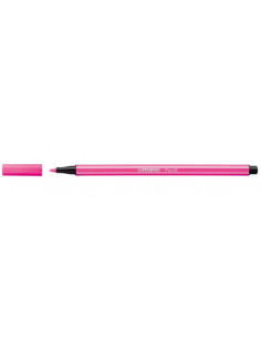 ROTULADOR PUNTA FIBRA MEDIA 1MM. PEN 68 ROSA NEON STABILO 68/056
