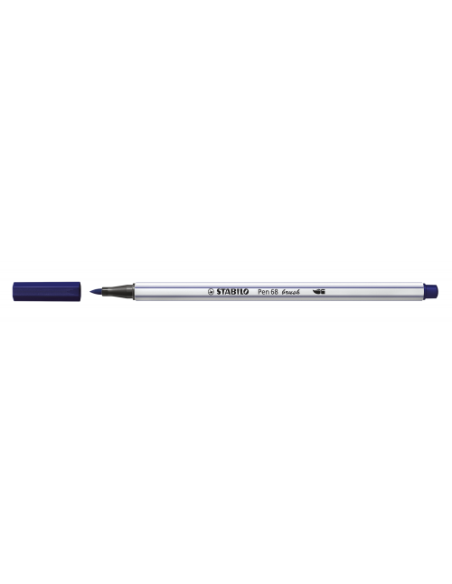 ROTULADOR PUNTA FIBRA PINCEL PEN 68 BRUSH AZUL PRUSIA STABILO 568/22