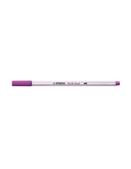 ROTULADOR STABILO PUNTA FIBRA PINCEL PEN 68 BRUSH LILA STABILO 568/58