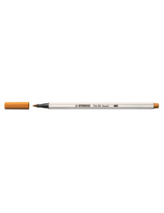 ROTULADOR PUNTA FIBRA PINCEL PEN 68 BRUSH OCRE OSCURO STABILO 568/89