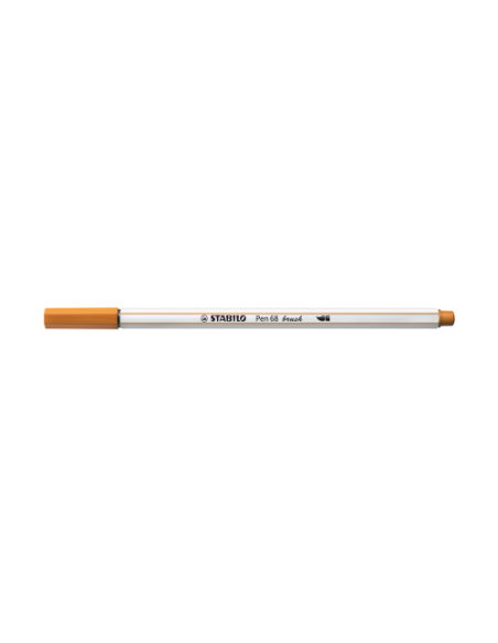 ROTULADOR STABILO PUNTA FIBRA PINCEL PEN 68 BRUSH OCRE OSCURO STABILO 568/89