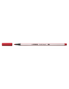 ROTULADOR PUNTA FIBRA PINCEL PEN 68 BRUSH ROJO OSCURO STABILO 568/50