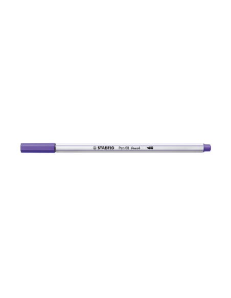 ROTULADOR STABILO PUNTA FIBRA PINCEL PEN 68 BRUSH VIOLETA STABILO 568/55
