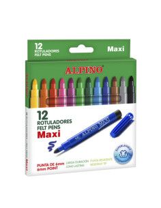 ALPINO ROTULADORES MAXI 12 UD 2