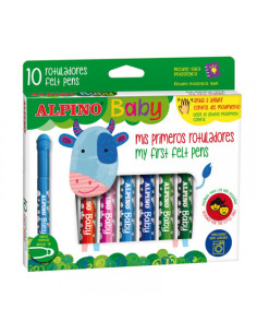 ESTUCHE 10 ROTULADORES BABY ALPINO AR002010