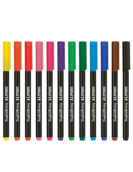 ROTULADORES BRUSH LETTERING COLOR EXPERIENCE ALPINO AR001054 ESTUCHE 12