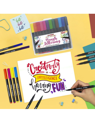 ROTULADORES BRUSH LETTERING COLOR EXPERIENCE...