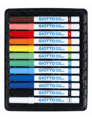 ROTULADORES DECOR MATERIALS GIOTTO F45340000...