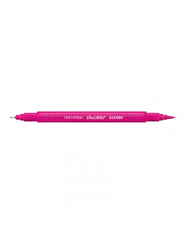 ROTULADORES DOBLE PUNTA CON PUNTA PINCEL ALPINO...