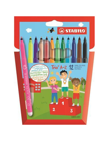 ESTUCHE 12 ROTULADORES PUNTA FINA 0