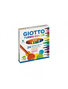 ESTUCHE 24 ROTULADORES TURBO COLOR GIOTTO F417000