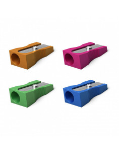 SACAPUNTAS DE ALUMINIO FERRO COLOR 2