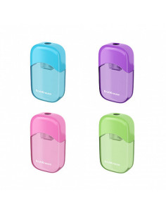 SACAPUNTAS DE PLÁSTICO S-SHARP CON DEPÓSITO 2
