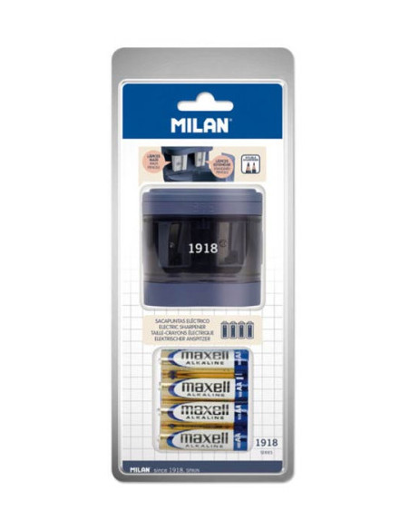 BLÍSTER SACAPUNTAS ELÉCTRICO MAXI-REGULAR (PILAS INCLUIDAS) SERIE 1918