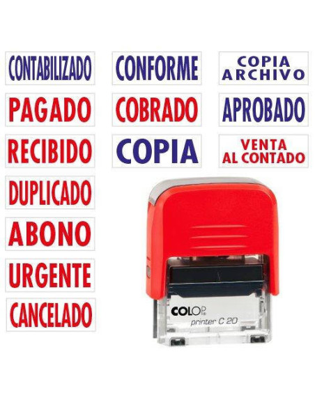 SELLO DE ENTINAJE PRINTER FORMULA CONFORME COLOP 156286