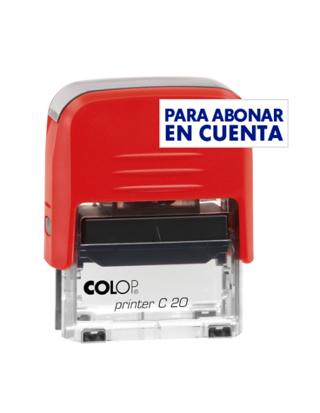 SELLO DE ENTINAJE PRINTER FORMULA PARA ABONAR EN CUENTA COLOP 141686