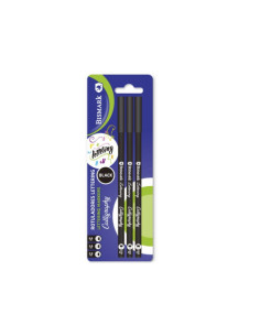 SET 3 ROTULADORES CALIGRAFIA LETTERING NEGROS BISMARK 330622