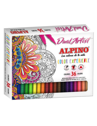 SET 36 ROTULADORES COLOR EXPERIENCE ALPINO AR001038