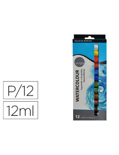 SET ACUARELAS 12X 12ML SIMPLY DALER ROWNEY D134500100