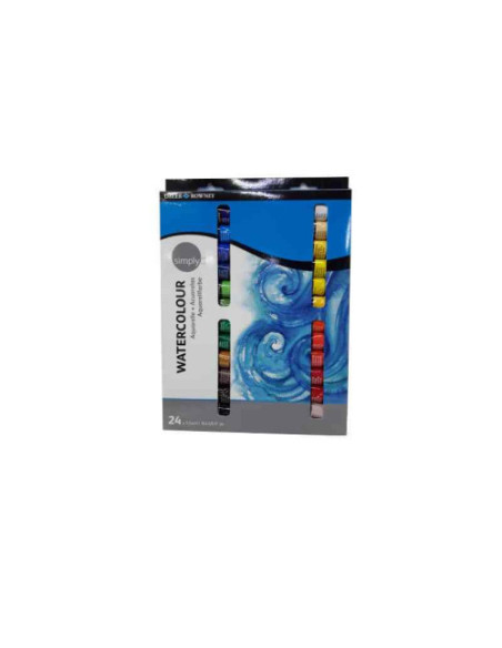 SET ACUARELAS 24X 12ML SIMPLY DALER ROWNEY D134500124