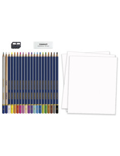 SET CREATIVO LAPICES DE COLORES 23 UDS MANLEY MLA00023 2