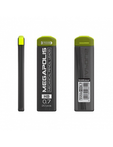 SET DE 20 MINAS DE RECAMBIO MEGAPOLIS PARA PORTAMINAS