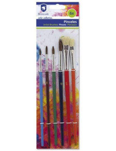 SET DE 6 PINCELES SURTIDOS BISMARK 326064