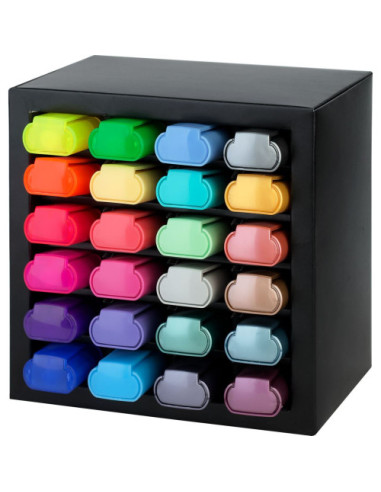 SET DE MESA 24 MARCADORES TEXTLINER 46 FABER...