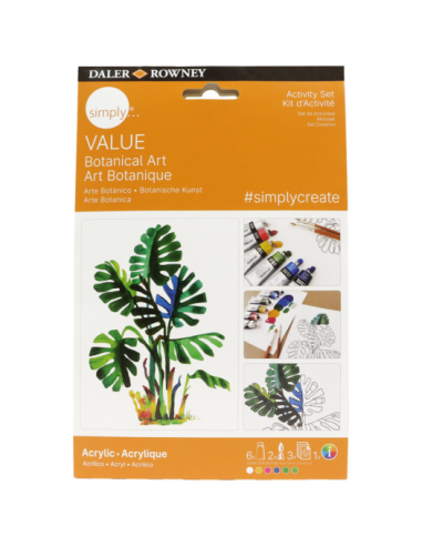 SET DE PINTURA ACRÍLICO BOTÁNICO DALER ROWNEY...