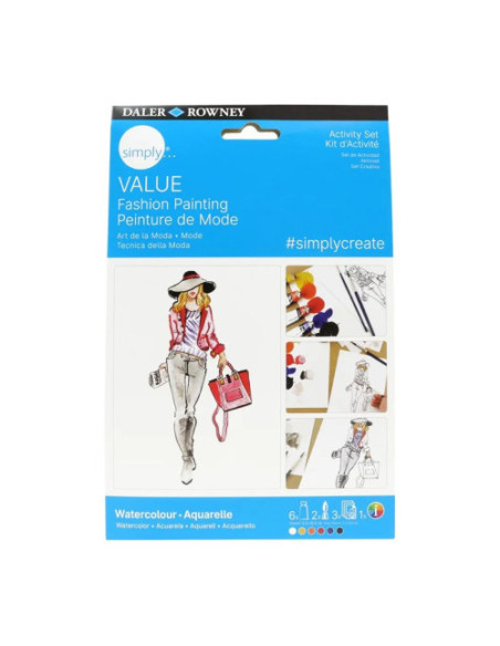 SET DE PINTURA ACUARELA DISEÑO DE MODA DALER ROWNEY D134900111