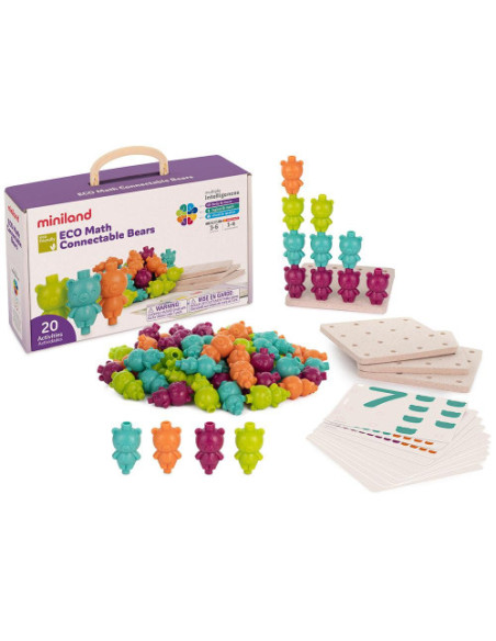 SET ECO MATH CONNECTABLE BEARS MINILAND 32149