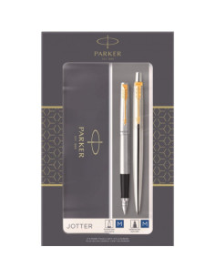 SET JOTTER. DUO PLUMA + BOLÍGRAFO ACERO GT PARKER 2093257