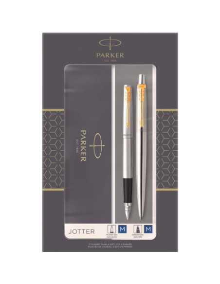 SET JOTTER. DUO PLUMA + BOLÍGRAFO ACERO GT PARKER 2093257