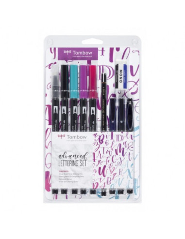 SET LETTERING DE CALIGRAFIA MODELO ADVANCED TOMBOW LS-ADV