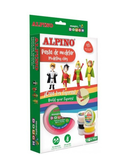 SET MAGIC DOUGH SUPERHEROES ALPINO DP000207