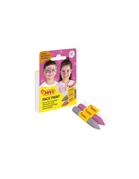 SET MAQUILLAJE FACE PAINT ESTUCHE DE 3 BARRAS FANTASY JOVI 175FA