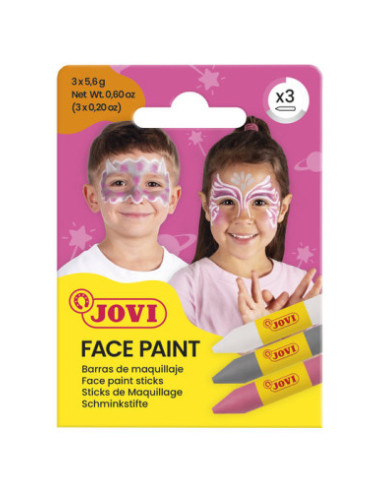 SET MAQUILLAJE FACE PAINT ESTUCHE DE 3 BARRAS...