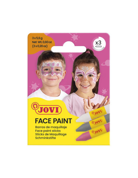 SET MAQUILLAJE FACE PAINT ESTUCHE DE 3 BARRAS FANTASY JOVI 175FA