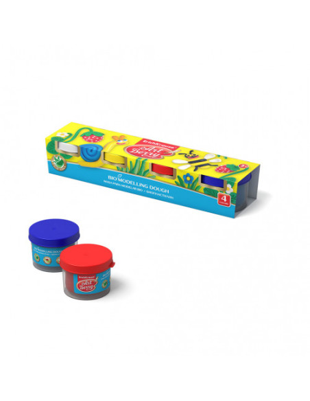 SET MASA PARA MODELAR BIO CON ALOE VERA 4 COLORES POR 35G ARTBERRY 41769