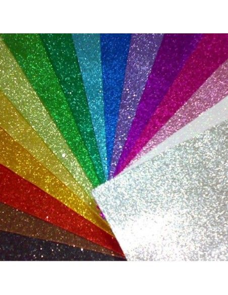 GOMA EVA 20X30 GLITTER SURTIDO 10HOJAS