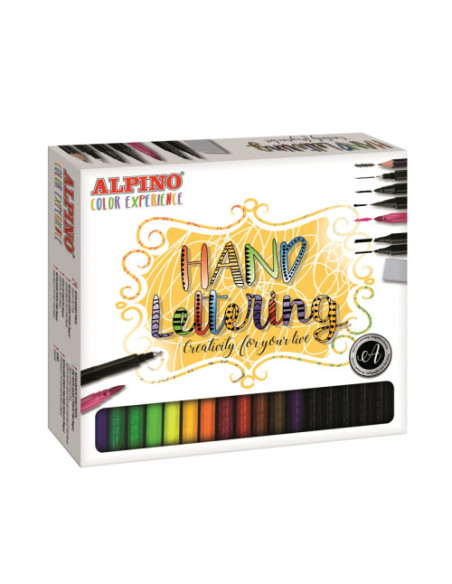 SET ROTULADORES HAND LETTERING COLOR EXPERIENCE ALPINO AR000701
