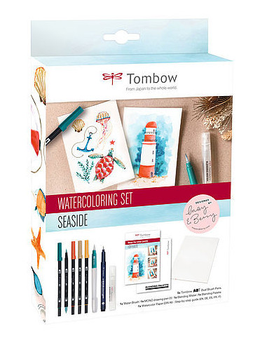 SET WATERCOLORING SEASIDE TOMBOW WCS-SEA