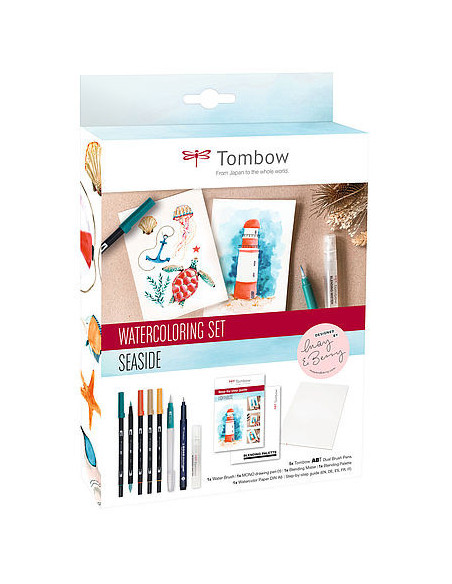 SET WATERCOLORING SEASIDE TOMBOW WCS-SEA