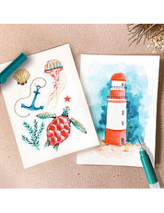 SET WATERCOLORING SEASIDE TOMBOW WCS-SEA 2