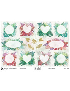 SOBRE CON 2 HOJAS 76X120MM Y 30 PEGATINAS FONDO JARDIN AVERY 54564 2