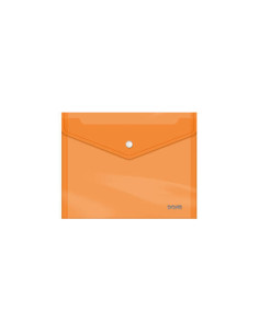 SOBRES POLIPROPILENO BROCHE NARANJA A5 APAISADO 225X170 DOHE 91485