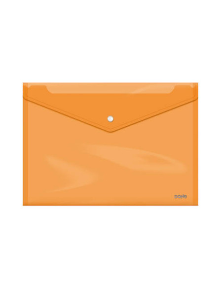 SOBRES POLIPROPILENO BROCHE NARANJA FOLIO APAISADO 335X235 DOHE 91478