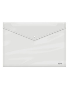 SOBRES POLIPROPILENO BROCHE TRANSPARENTE A3 APAISADO 438X320 DOHE 91490