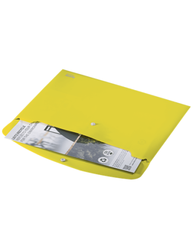 SOBRES POLIPROPILENO OPACO A4 CON BROCHE BOTON...